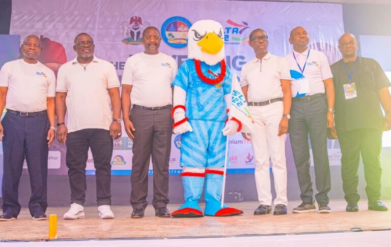 Delta Governor Okowa, Dare Unveil 2022 National Sports Festival Mascot, Logo