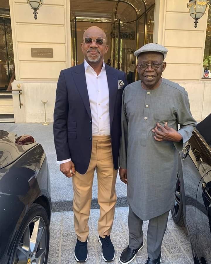 Ogun governor, Abiodun meets Tinubu in Paris