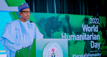 Buhari Visits Borno For World Humanitarian Day