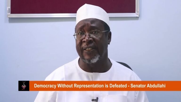 Democracy without Representation is Defeated  – Senator Abdullahi