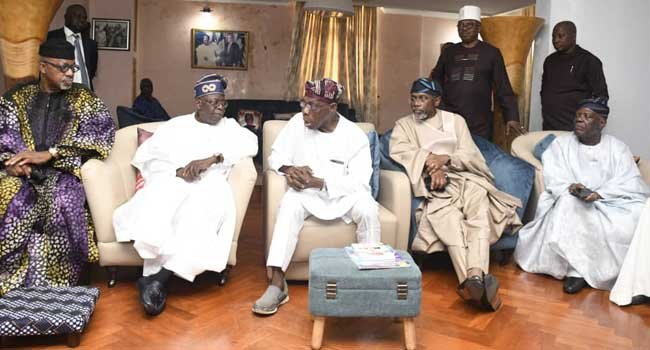 Presidency 2023: Tinubu, Obasanjo Meet Behind Closed-Doors In Ogun