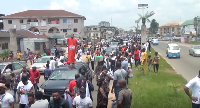 2023: Youths Stage Solidarity Rally For Peter Obi In Imo
