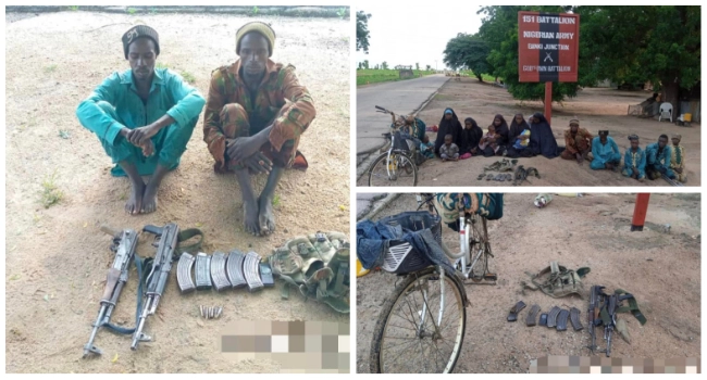 17 Boko Haram Terrorists And Their Family Members Surrender To Troops