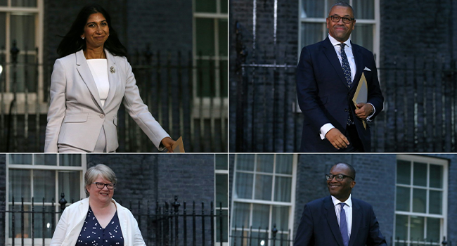 UK’s Truss Makes History With Non-White Top Team