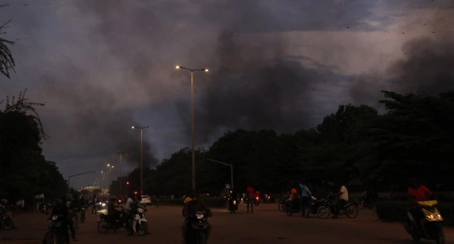 Burkina Faso Forces Fire Tear Gas At Protesters Outside French Embassy