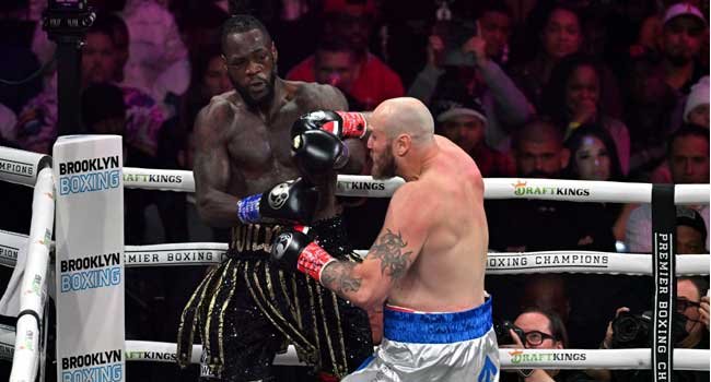 Wilder Returns, Knocks Out Opponent In First Round