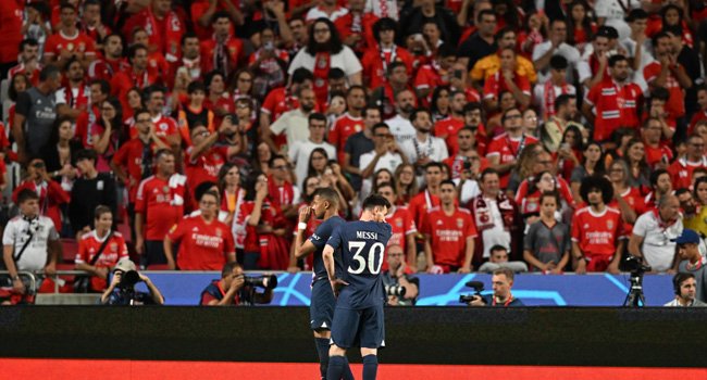 PSG Held At Benfica Despite Messi Stunner