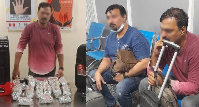 Blind Nigerien, Two Pakistanis Arrested For Cocaine Trafficking In Nigeria