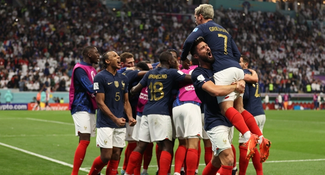 France Send England Out Of World Cup