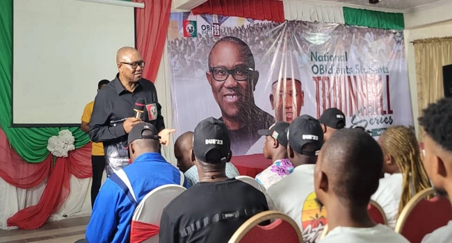 Peter Obi Meets With Students, Promises Them A Thriving Environment