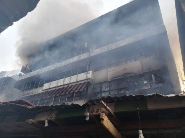 Goods Worth Millions Destroyed In Balogun Market Fire