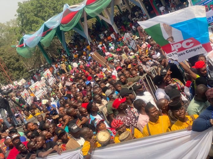 Breaking: Fuel Scarcity Mars APC Southeast Rally In Enugu