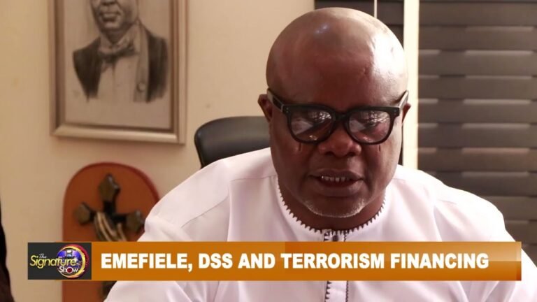 EMEFIELE, DSS AND TERRORISM FINANCING