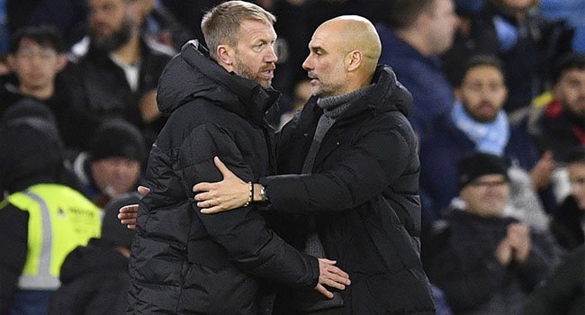 ‘Give Him Time’: Guardiola Backs Under-Fire Potter After FA Cup Rout