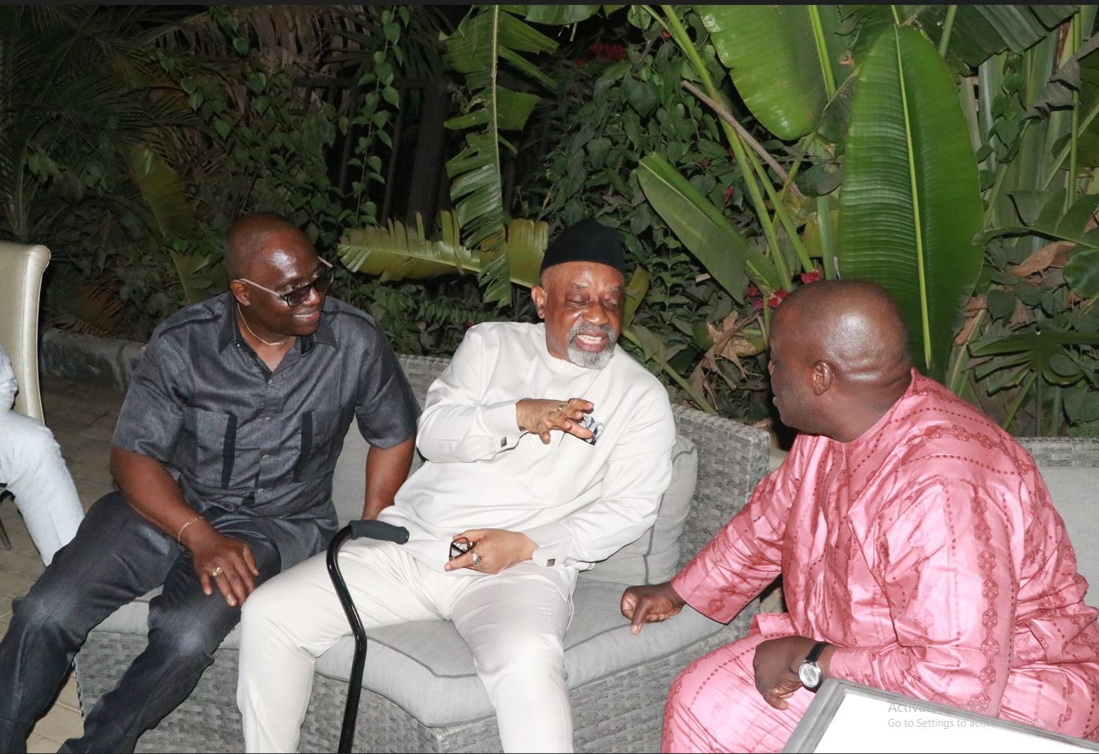 VinMartin Ilo, Minister of Labour and Employment, Chris Ngige and Director General (NBC) Balarabe Ilelah.