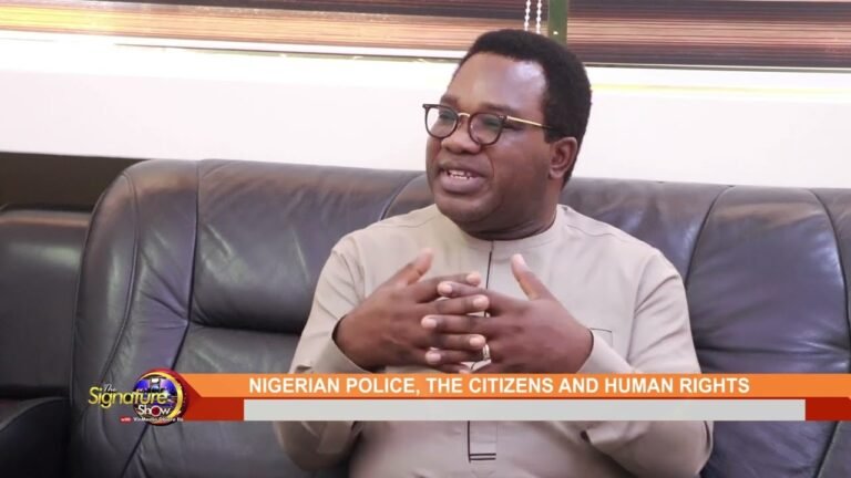 Signaturetv Interview with Anthony Ojukwu, ES National Human Rights Commission