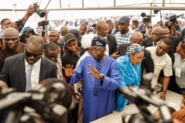 Lagos governorship election: Tinubu votes