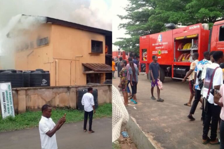 Fire guts UNIBEN’s female hostel