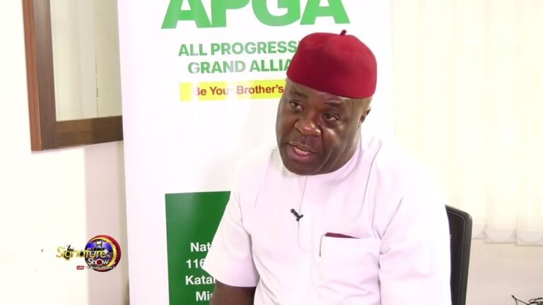 SignatureTV Interview with Chief Edozie Njoku, National Chairman APGA