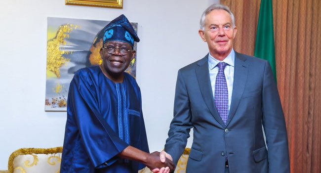 Tony Blair Visits Tinubu Ahead Of Swearing In