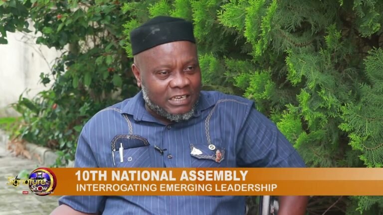 THE SIGNATURE SHOW: 10TH NATIONAL ASSEMBLY INTERROGATING EMERGING LEADERSHIP