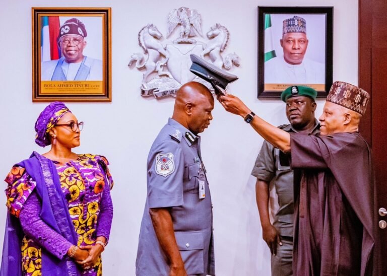 Shettima Decorates New Customs Boss, Seeks More Innovation