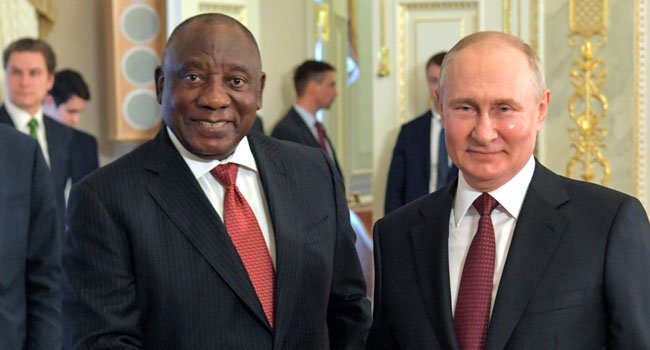 War Must End, Ramaphosa Tells Putin