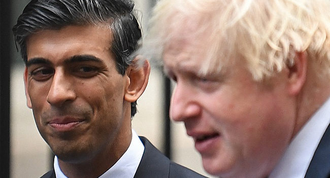 UK’s Sunak In Slanging Match With Predecessor Johnson