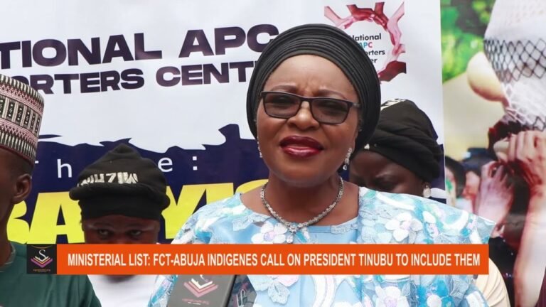 Ministerial List: Fct-Abuja Indigenes Call on President Tinubu to Include Them