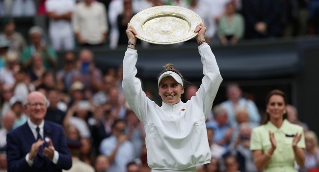 Vondrousova Defeats Jabeur To Win Wimbledon