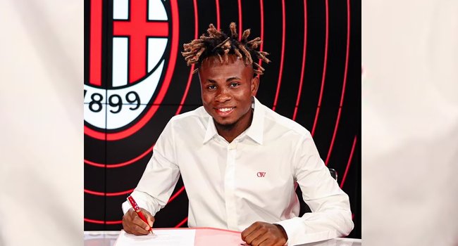 Chukwueze named in AC Milan’s Champions League squad