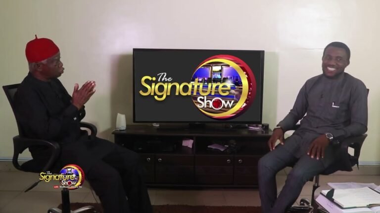 Signature Tv Interview With Ameh Ameh, Lawyer