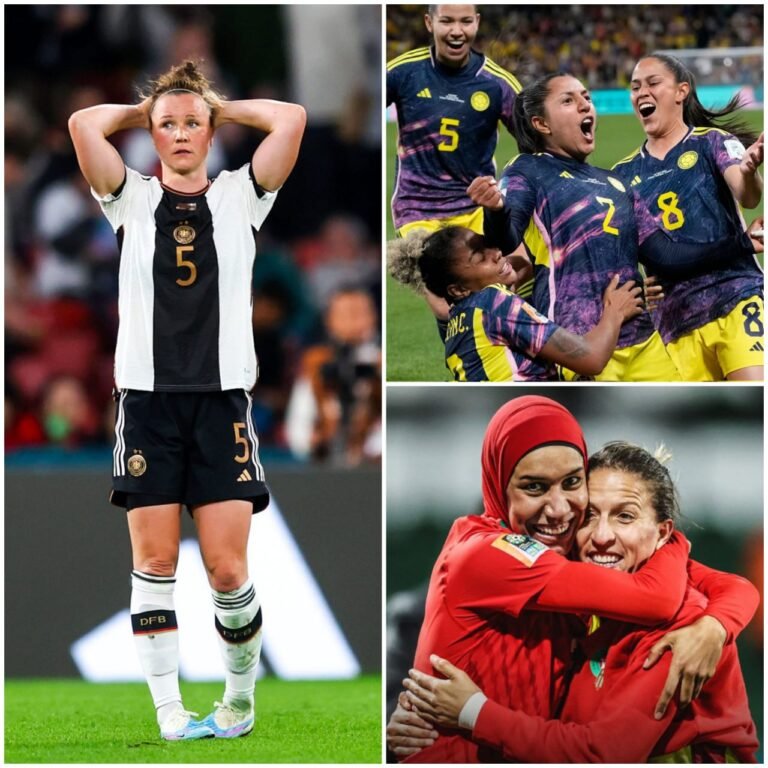 Women W’Cup: Germany out, Colombia, Morocco into last 16