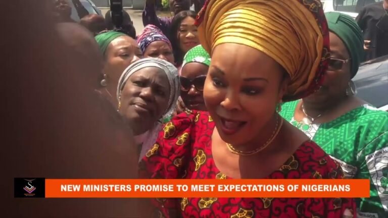 NEW MINISTERS PROMISE TO MEET EXPECTATIONS OF NIGERIANS