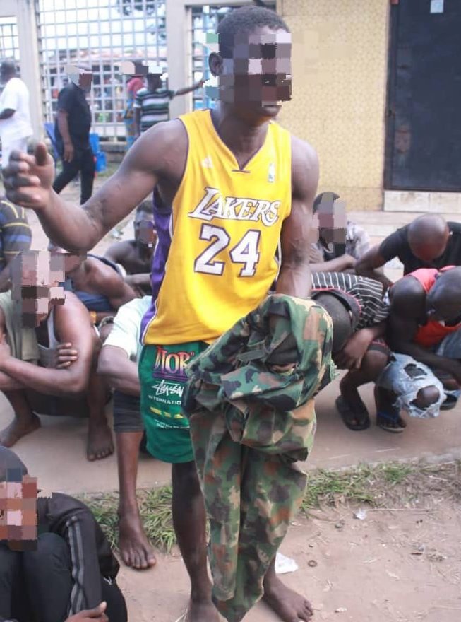 Anambra Task Force Arrests 14 Suspected Robbers With Army Uniforms