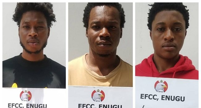 EFCC Secures Conviction Of Three Internet Fraudsters In Anambra