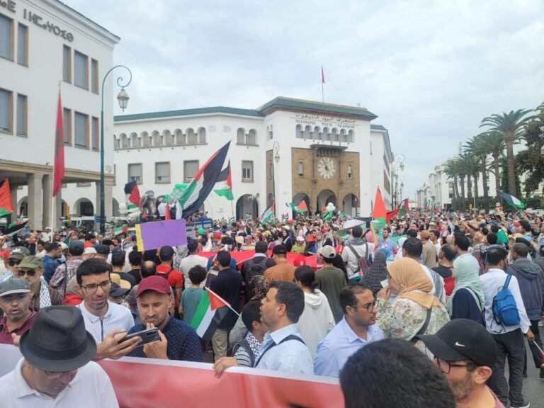 Moroccans Hit The Streets, Demand End To Gaza Killings