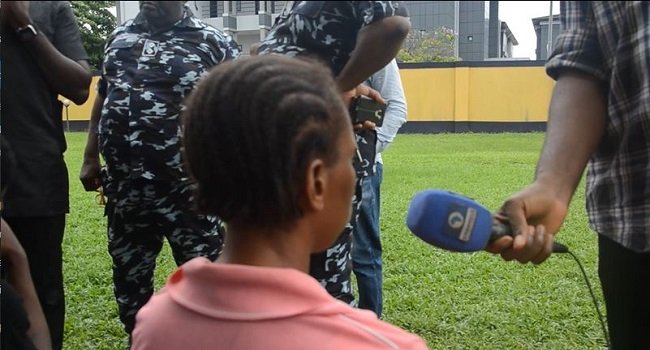 Police Parade Woman For Bathing Husband With Boiling Oil In Rivers