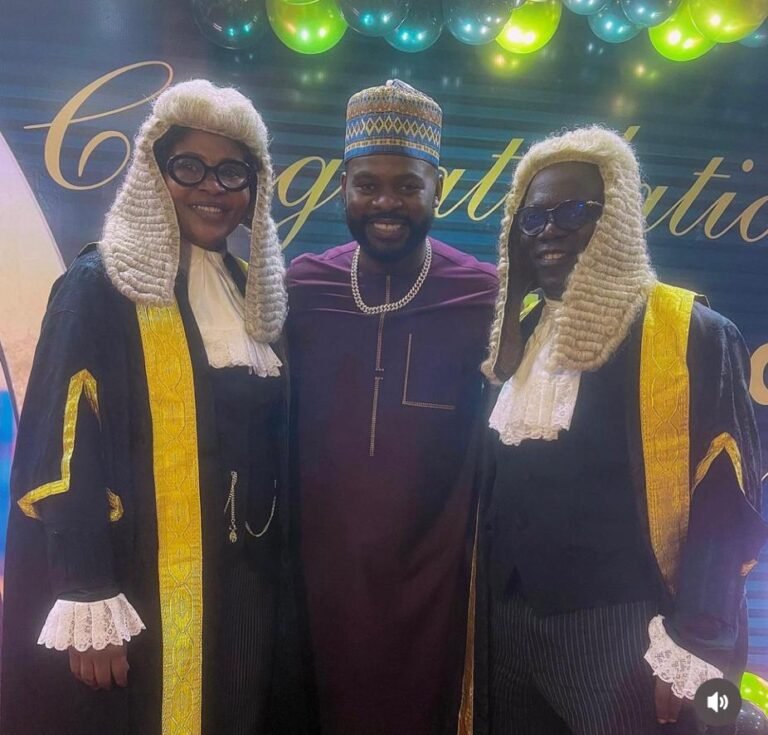 Falz Celebrates As Mum Becomes SAN