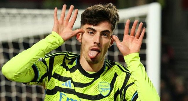 EPL: Kai Havertz praises four Arsenal players
