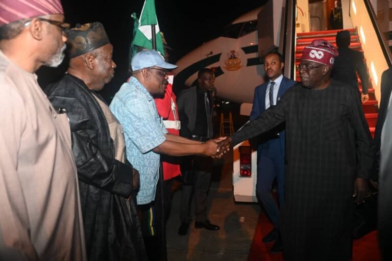 Tinubu Back In Abuja After G20 German Summit