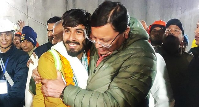 All 41 Indian Workers Trapped In Tunnel For 17 Days Rescued