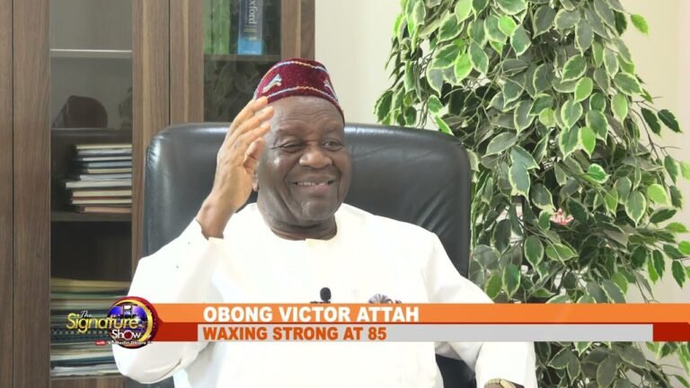 Signature Tv Interview with Obong Victor Attah, Former Governor, Akwa Ibom State