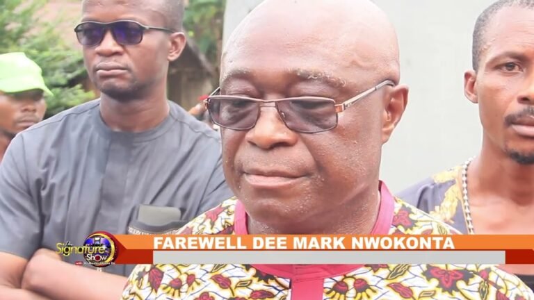 Farewell Dee Mark Nwokonta