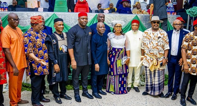 Otti Swears In 17 LG Transition Chairmen, Harps On Prioritizing Security, Welfare