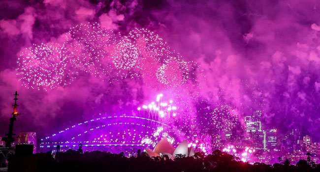 China, New Zealand, Australia Celebrate 2024 With Fireworks