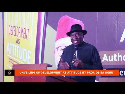 “Development is Attitude”, Says Prof. Osita Ogbu’s new book
