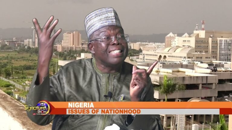 SignatureTv Interview with Prof.  Samson Alhaji Shaibu, NIGERIA – Issues of Nationhood
