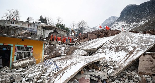 Toll In Southwest China Landslide Rises To 34