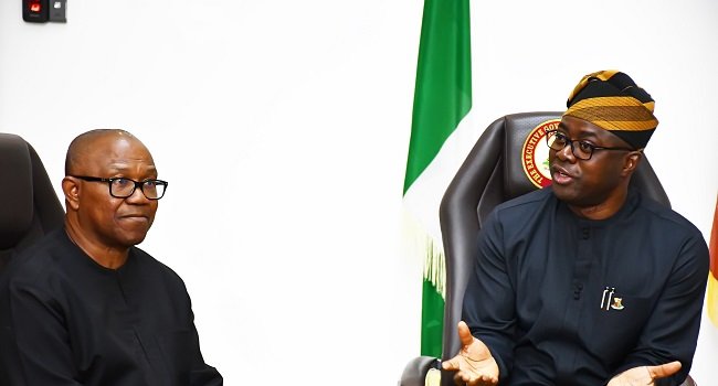 Ibadan Explosion: Makinde Hails Obi For Visiting Him, Faults Atiku